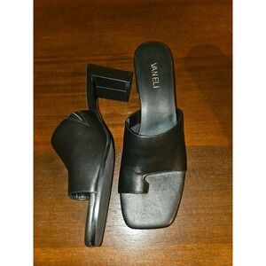 Vaneli Women's Maysa Tallis Slide Sandal Black Glove Nappa Size 10 N‎